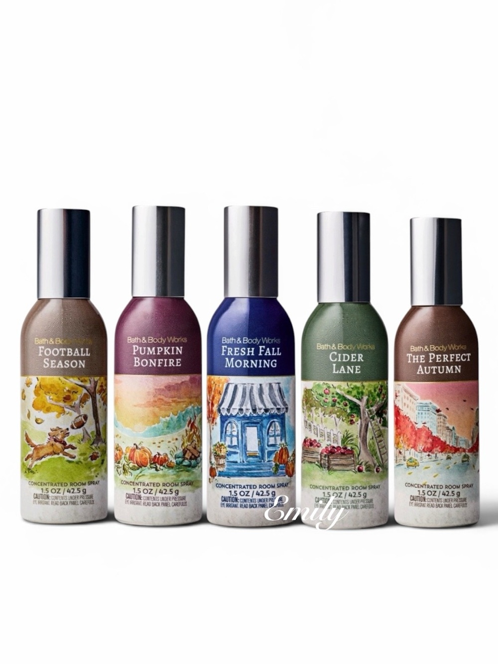 5X Bath & Body Works FALL Concentrated Room Spray Collection Set Bundle 2026